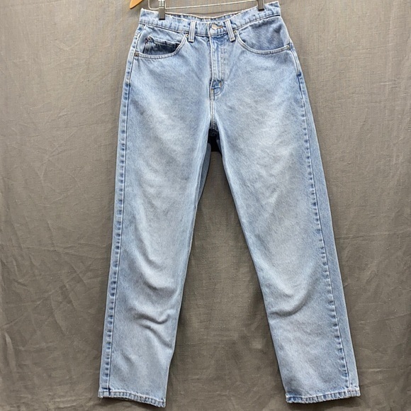 Vintage Ralph Lauren Polo Light Wash High Rise Mom Jeans Denim Size 10x31 - Picture 1 of 16